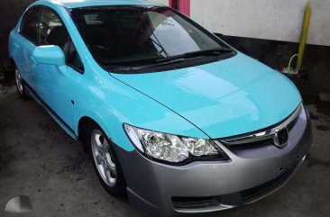 Honda Civic 1.8v 2007 Blue Sedan For Sale 