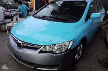 Honda Civic 1.8v 2007 Blue Sedan For Sale 