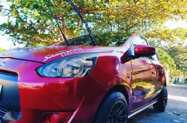 Mitsubishi Mirage GLX 2015 Red HB For Sale 