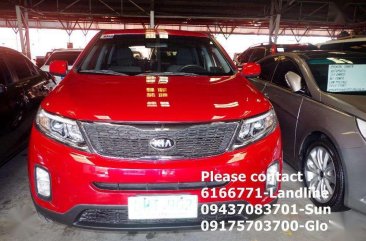 2013 Kia Sorento Diesel Matic Red For Sale 