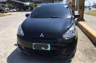 Mitsbishi Mirage 2013 Hatchback Black For Sale 