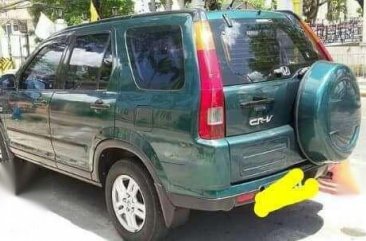 Honda CRV 2003 Green SUV Well Maintained For Sale 