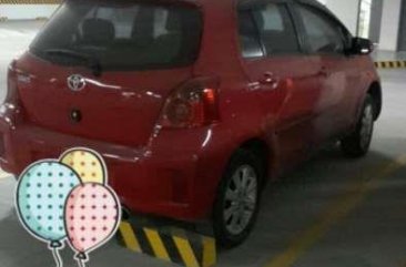 Toyota Yaris 2012 Top of the Line Red For Sale 