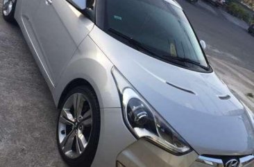 2013 Hyundai Veloster AT Silver For Sale 