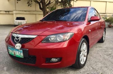  MAZDA 3 2009 AT 1.6L Red Sedan For Sale 