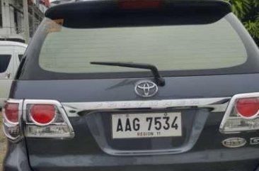 2014 TOYOTA Fortuner 4x2 DsL Gray Manual FOR SALE