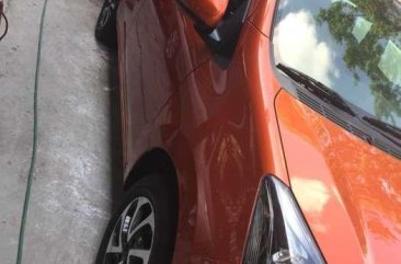 2017 TOYOTA Wigo 10G Automatic Orange FOR SALE