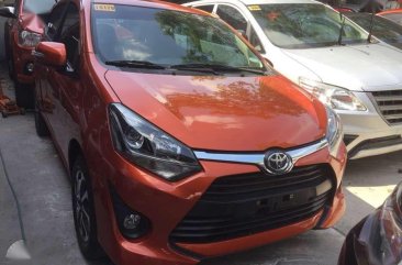 2017 TOYOTA Wigo 10G Automatic Orange FOR SALE