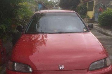 Honda Civic 1995 Manual Red Sedan For Sale 