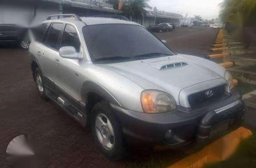 Hyundai Santa Fe 2002 Manual Silver For Sale 