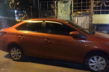 Toyota Vios 2016 AT Orange Sedan For Sale 