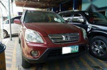 2006 Honda CRV Automatic Red SUv For Sale 
