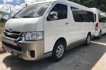 2017 Toyota Hiace GL Grandia Manual Pearl White Summer Promo for sale