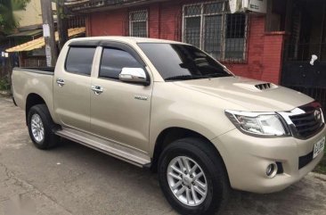 Toyota Hilux E 2014 Beige Truck For Sale 