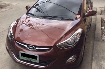 Hyundai Elantra 2012 GLS AT Red For Sale 