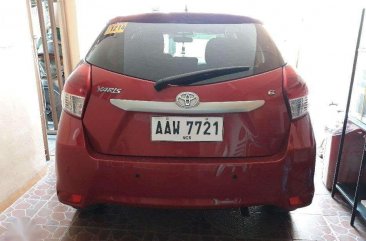 2014 Toyota Yaris 1.3 E AT Red Mica for sale
