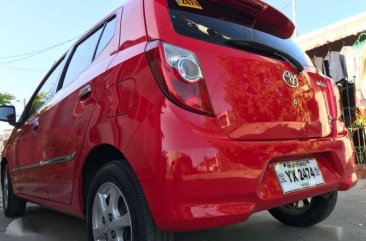 TOYOTA Wigo 2016 Red Automatic for assume balance for sale