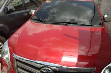 2014 Toyota Innova E diesel manual RED for sale