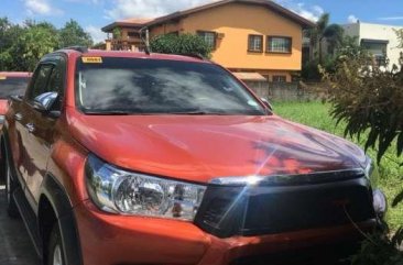 2016 Toyota Hilux 2.8 G 4x4 Orange Automatic Transmission for sale