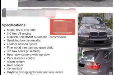 BMW X5 2011 model for sale 