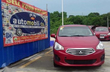 2015 Mitsubishi Mirage G4 GLX Red Automobilico SM City Soouthmall for sale
