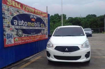 2015 Mitsubishi Mirage G4 GX White Automobilico SM Southmall for sale