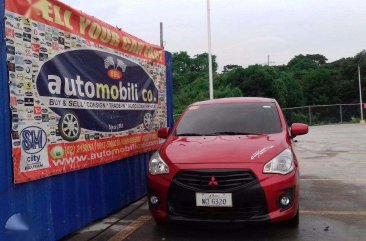 2015 Mitsubishi Mirage G4 GLX Red Automobilico SM City Southmall for sale