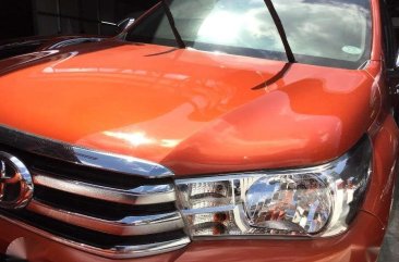 2017 Toyota Hilux 2.4 G 4x2Automatic Orange for sale