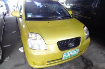 Kia Picanto 2005 Gasoline Automatic Yellow for sale