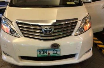 2011 Toyota Alphard pearl white for sale