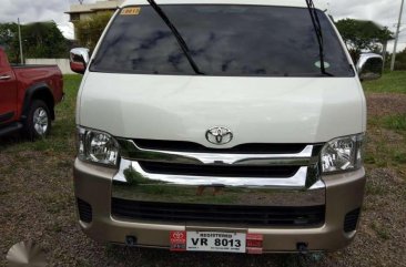 2017 Toyota Hiace GL grandia diesel manual PEARL WHITE for sale