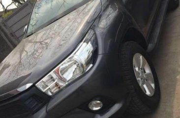 2016 Toyota Hilux 4x2 G diesel manual gray for sale