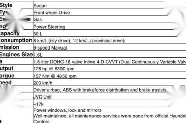 Hyundai Elantra 2013 RUSH for sale