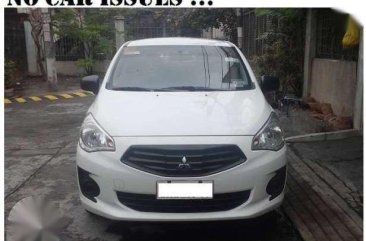 Mitsubishi Mirage 2015 manual white negotiable for sale