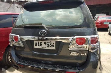 2014 Toyota Fortuner 4x2G diesel manual GRAY for sale