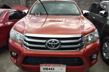 2017 Toyota Hilux 2.4G 4x2 diesel manual ORANGE for sale