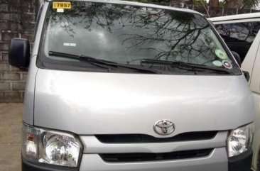 2016 Toyota Hiace commuter 2.5 diesel manual SILVER for sale