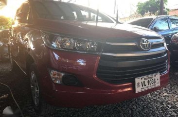 2017 Toyota Innova 2.8 J MT Red for sale 