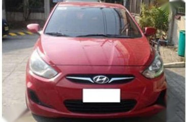 Hyundai Accent 2016 Red Manual Sedan For Sale 