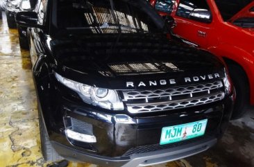 Land Rover Range Rover Evoque 2012 Gasoline Automatic Black