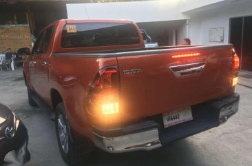 2017 Toyota Hilux 2.4 G 4x2 Orange Manual Transmission