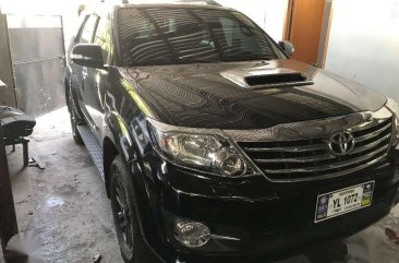 2015 Toyota Fortuner 2500V 4x4 AT Black For Sale 