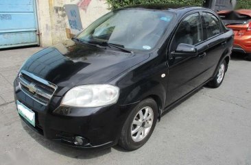 2008 CHEVROLET AVEO Black Sedan For Sale 