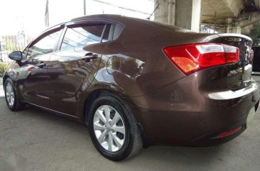 2013 Kia Rio Sedan Automatic Brown For Sale 