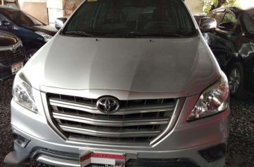 2016 Toyota Innova 2.5E automatic SILVER For Sale 