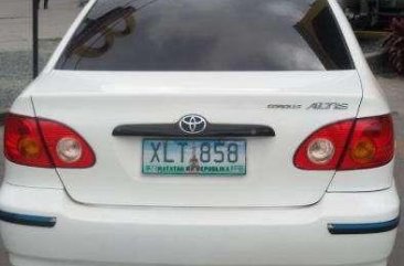 Toyota Corolla Altis 2003 E White For Sale 