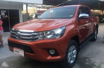 2017 Toyota Hilux 2.4 G 4x2 Orange Manual Transmission