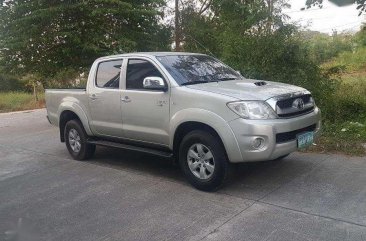 Toyota Hilux G 2011 Matic Diesel Silver For Sale 