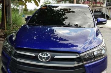 2016 Toyota Innova 2.8E automatic diesel BLUE