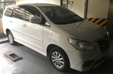 2014 Innova 2.0G Pearl White Matic FOR SALE 